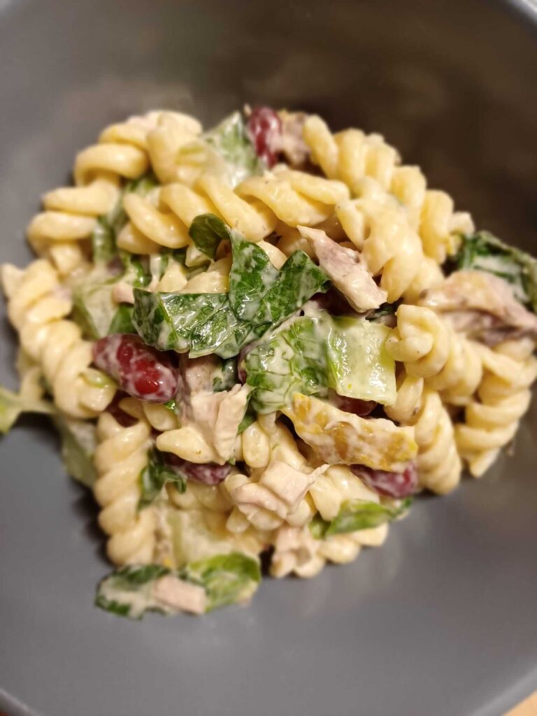 Chicken and Red Bean Pasta Salad